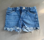 Szorty jeansowe H&M 134, stan bardzo dobry