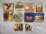 10 podkładek pod piwo z browarów austriackich 