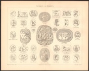 GEMMY I KAMEE litografia z 1888 r