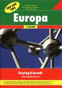 Europa Atlas Compact 1:500 000 - Freytag & Berndt - 1380 stron