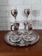 Zepter zestaw kieliszków Prince powlekany srebrem