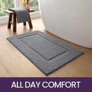 DEXI Dywanik Łazienkowy 60x110 cm – Antypoślizgowy, Puszysty, Można Prać 