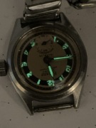 zegarek szwajcarski stary promieniotworczy tester dozymetru sprawny KRONAN