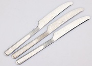 stare noże sztućce Inox Italy 3 sztuki nóż ząbkowany