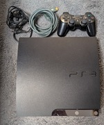PlayStation 3 Slim 320GB + DualShock 3 + kabel HDMI + zasilający