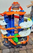 DUŻY GARAŻ XXL 90cm HOT WHEELS T-REX WINDA TOR WYŚCIGOWY PARKING