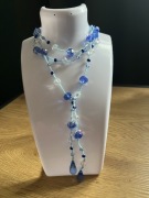 Naszyjnik ręcznie robiony na szydełku