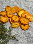 Kaki suszone naturalne przekąski bez cukru owoce