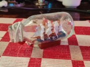 Miniaturowy statek w butelce