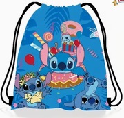 Worek / plecak sznurkowy z motywem Stitch – kolorowy i praktyczny!