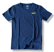 Levi's Short Sleeve V-Neck T-shirt koszulka granatowy 140-152cm