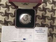 100 LEI 5 ROCZNICA PROKLAMOWANIA NIEPODLEGŁOSCI 1996 MOŁDAWIA