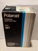 Polaroid 667 papier błona fotograficzna stary