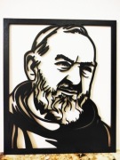 Ojciec Pio obraz 3D wycinany laserowo