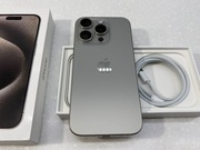 Smartfon Apple iPhone 15 Pro 128GB - Tytan naturalny