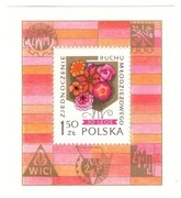 Bl. 103 (znaczek 2419) 30 rocznica Polskiego Ruchu Młodzieżowego