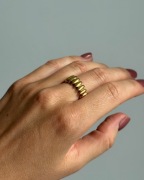 Złoty sygnet Zezu jewelry