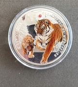 Zambia 1.000 kwacha 2014 tygrys syberyjski