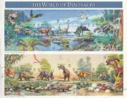 Znaczki Świat Dinozaurów US Mail 1997