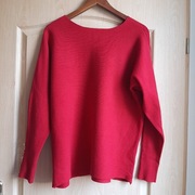 Monnari - sweter w kolorze dojrzałej maliny, rozm. S/M