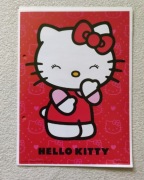 Duża naklejka Hello Kitty, A5, nalepka