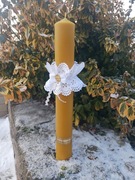 Świeca Gromnica z Wosku Pszczelego 40 cm