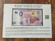 0 EURO 100. ROCZNICA URODZIN ŚW. JANA PAWŁA II WADOWICE BLISTER