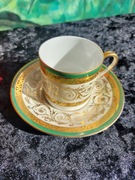 Francuska piękna mokka , sygnowana Limoges