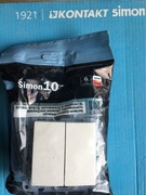 Nowa Gniazdko simon 10 Podwójne CW5.01/11