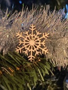 Scrapki Płatki śniegu 4cm zestaw 10szt.