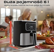 Airfraier  6L NOWA nieużywana frytkownica beztłuszczowa  frytkownica