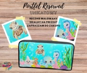 Ręcznie malowany damski portfel Reserved