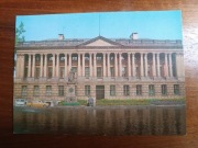 Poznań pocztówka Klasycystyczna Biblioteka Raczyńskich i pomnik Higiei PRL 