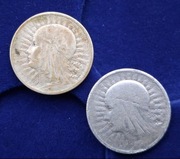 2 złote 2 sztuki  Polonia 1932 1933 