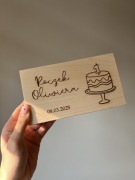 DREWNIANE PUDEŁKO NA PIENIĄDZE ROCZEK KOMUNIA CHRZEST ŚLUB