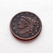 USA 1838r 1c Coronet Head Large Cent 