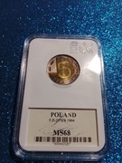 5 ZŁ 1994 MS68 GCN