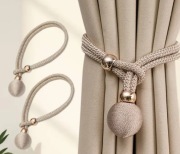 Zawieszki do zasłon, wiązania do firan, zestaw 2 sztuk bardzo dekoracyjne