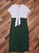 Śliczna damska sukienka elegancka lejąca 38