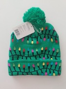 Czapka zimowa świąteczna lampki choinkowe roz. Uniwersalny 