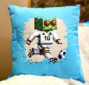 Poduszka Jasiek z nadrukiem Minecraft dla dzieci 