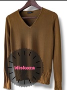 Dzianinowa bluzka In Extenso w bursztynowym kolorze