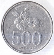 INDONEZJA 500 rupii 2003, KM# 67, XF