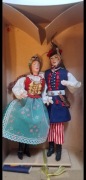Vintage lalki regionalne Milenium 1984 rok, PRL, w orginalnym pudełku 