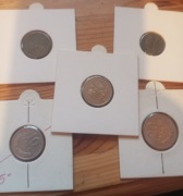 Zestaw 5 monet destrukt skrętka i odwrotka