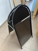 POTYKACZ STOJAK REKLAMOWY Stalowy 60x84 cm