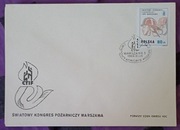 FDC_1989_Fi 3064_Światowy Kongres Pożarniczy w Warszawie
