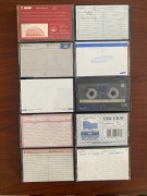 Kasety magnetofonowe przy kupnie wszystkich obniżam cenę do 5,50 za szt.