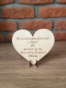 PREZENT Z DREWNA PERSONALIZOWANY PAMIĄTKA NA KAŻDĄ OKAZJE  