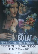 Plakat Piwnica pod Baranami Piotr Skrzynecki Jubileusz 60 lat